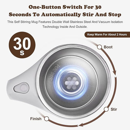 Hot Sale Promotion-49% OFF-🎁Automatic Magnetic Stirring Coffee Mug