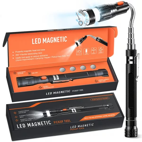 H Only $13.99 Last Day Promotion!🎁-Telescoping Magnetic Pickup Tools