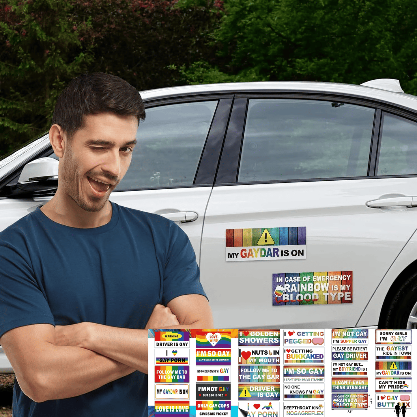 🏆Flash Sale⚡8K+ SOLD! Almost Gone-💥10 Pcs Funny LGBT Stickers Set🌈