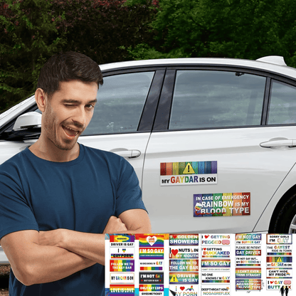 🏆Flash Sale⚡8K+ SOLD! Almost Gone-💥10 Pcs Funny LGBT Stickers Set🌈