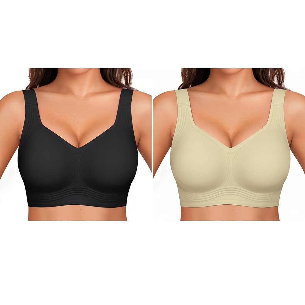 🏆LAST DAY SALE  -Super firming bra | Women Wirefree Seamless Bras 👍No more sagging breasts