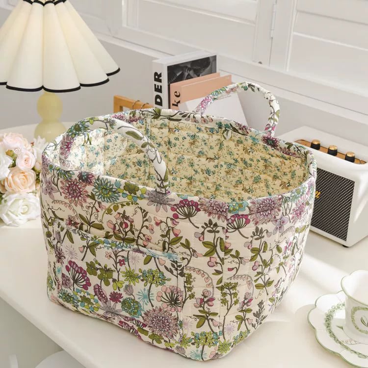🔥 Boho Fabric Storage Basket