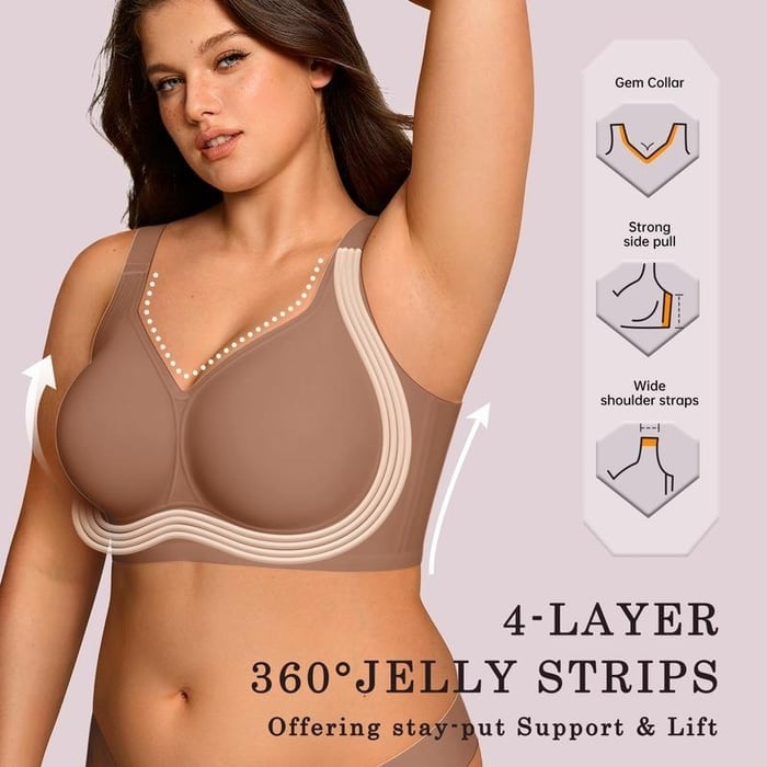 🏆LAST DAY SALE  -Super firming bra | Women Wirefree Seamless Bras 👍No more sagging breasts