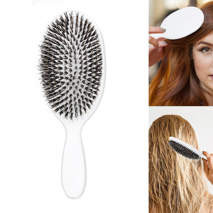 🔥 🏆 #1 Bestselling🏆Viral World-Famous 5x Sold Out Paddle Brush - Smoother, Stronger, Shinier Hair - Boar Bristle Brush with Nylon Bristles and Microsphere Massaging Tips