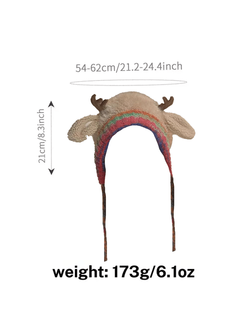 🔥Original design Festive Christmas Antler Hat