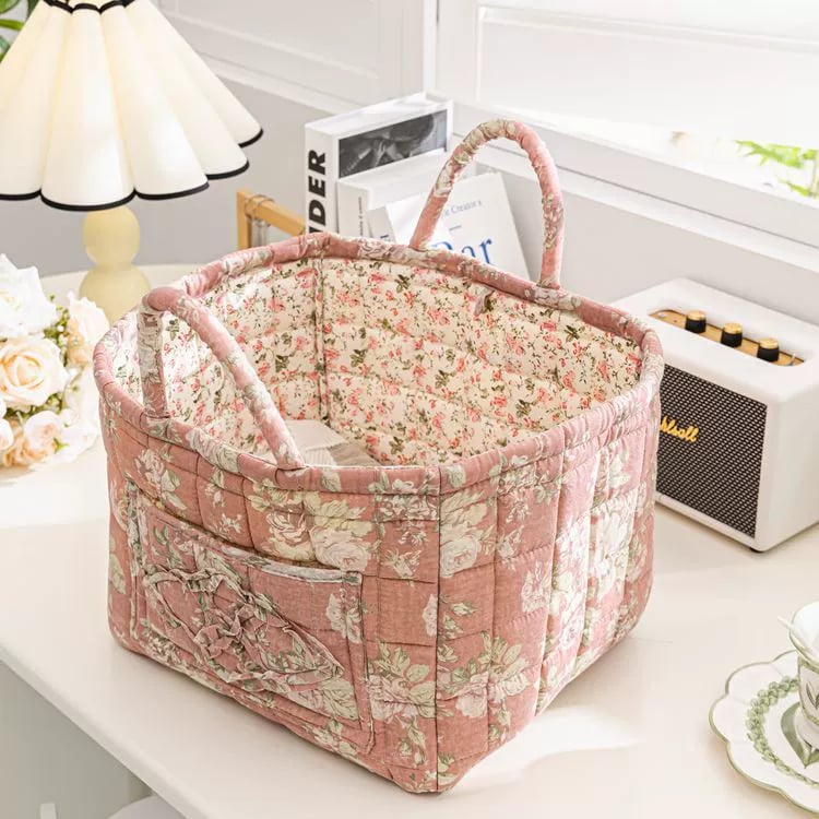 🔥 Boho Fabric Storage Basket