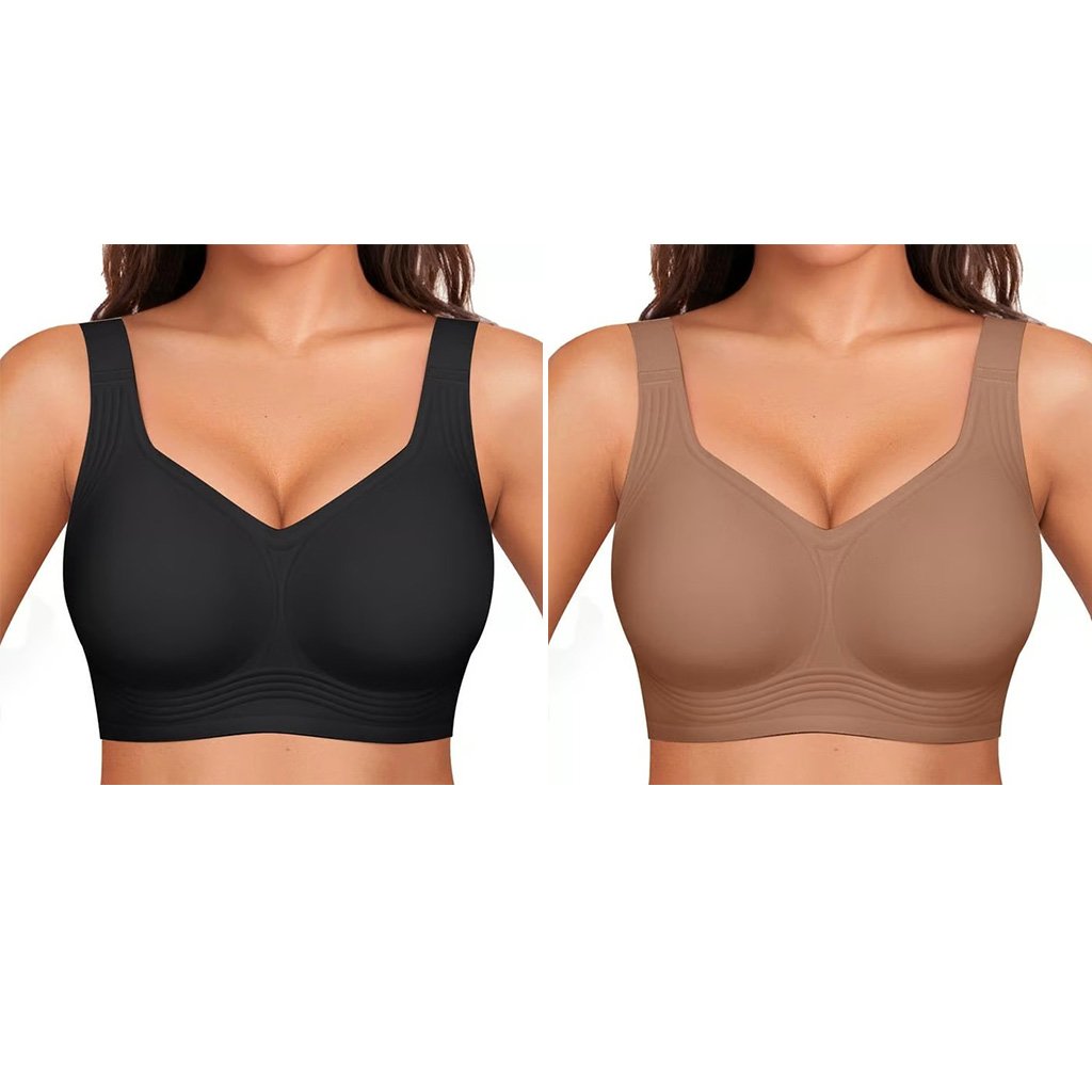 🏆LAST DAY SALE  -Super firming bra | Women Wirefree Seamless Bras 👍No more sagging breasts