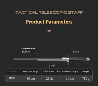 Legal Self-Defense Telescopic Swing Stick Camping Hiking Climbing Stick